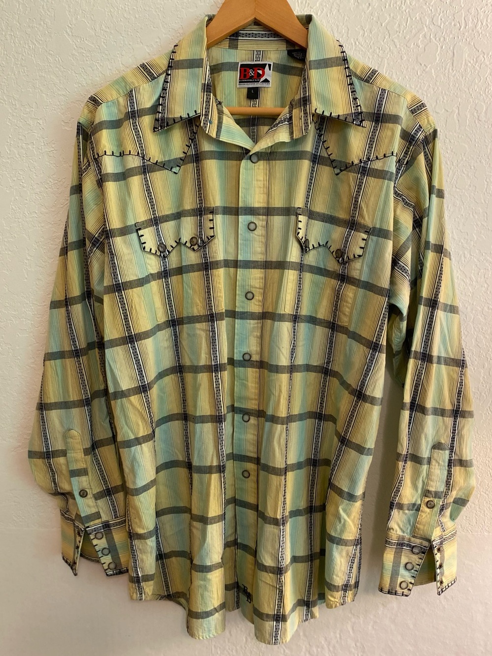 1990’s Brooks & Dunn collaboration with Panhandle Slim Men’s Western Style Shirt